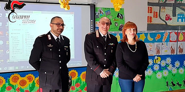 Augusta, legalità: incontro dei Carabinieri con gli studenti dell’Istituto “O.M. Corbino”