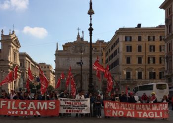 Appalto pulizie Marina Militare, Filcams Cgil Sicilia proclama lo stato di agitazione