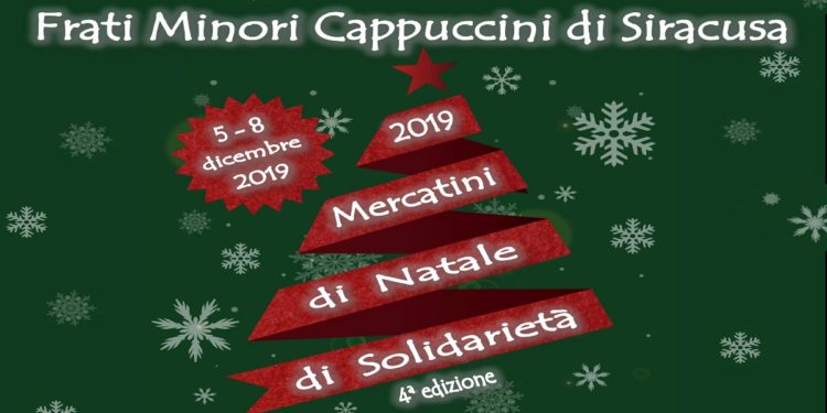 Torna a Siracusa la quarta edizione del Mercatino Missionario di Natale