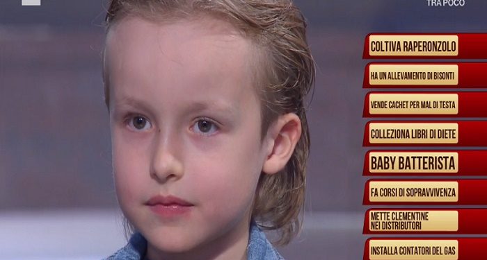 Siracusa. Alessandro, baby batterista al programma di Rai 1 “I Soliti Ignoti”