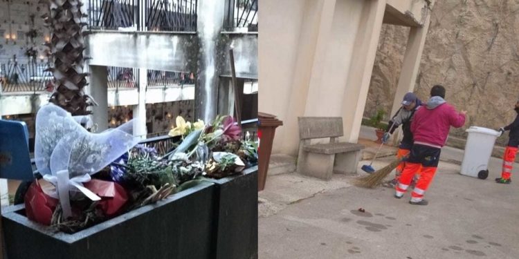 Siracusa. Interventi di pulizia straordinaria al Cimitero