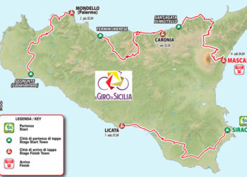 Partirà da Siracusa il Giro di Sicilia 2020: ciclisti in sella da mercoledì 1 aprile