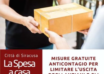 Siracusa, misure anticontagio Coronavirus: spesa a domicilio gratutita per gli anziani