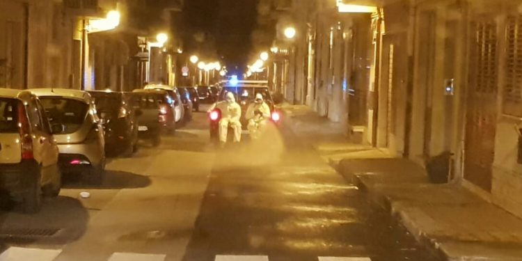 A Canicattini Bagni sanificazione e disinfestazione di strade e aree pubbliche