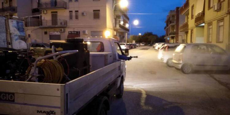 Siracusa. Sanificazioni nella notte in altre zone della città