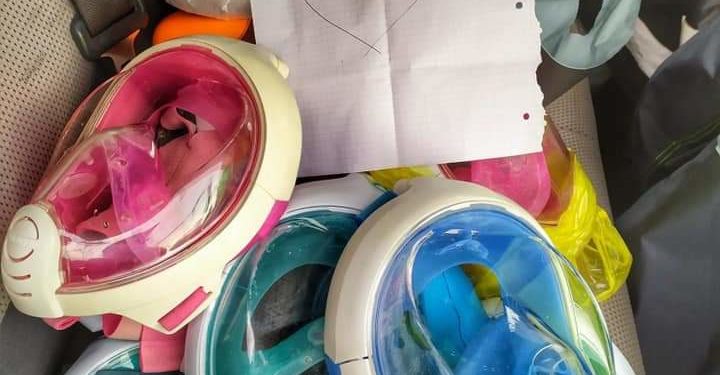 Noto. Donate al Trigona maschere granfacciale come dispositivi di protezione