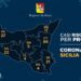 Coronavirus: 21 i casi positivi in provincia di Siracusa, 8 in ospedale. In Sicilia 213 contagi
