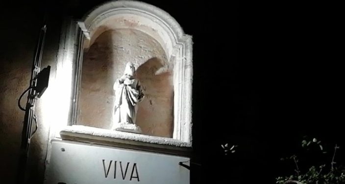 Siracusa, ripristinate e accese alcune edicole votive dedicate a Santa Lucia