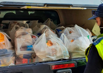 Siracusa, emergenza Coronavirus: i volontari della Protezione civile consegnano circa 850 pacchi spesa