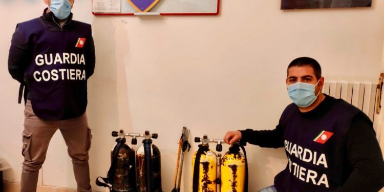 Siracusa. Pescatori subacquei in Area Marina Protetta del Plemmirio, sanzionati