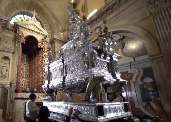 Siracusa. Festa di Santa Lucia del Patrocinio, intervento di restauro del simulacro