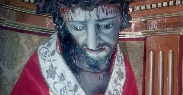 Canicattini Bagni. Santa Messa sull’altare del SS. Cristo in diretta Facebook