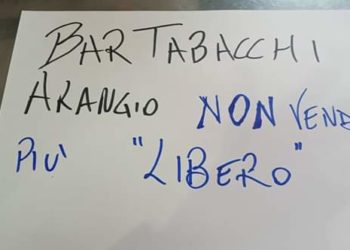 A Pachino il Bar Tabacchi Arangio dice “no” alla vendita di “Libero”