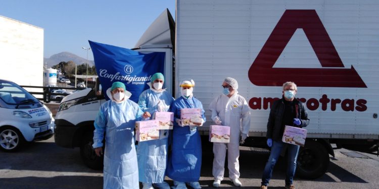 Confartigianato Sicilia e Bauli insieme al fianco degli ospedali Covid