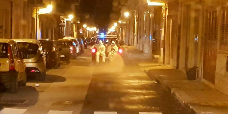 Canicattini Bagni, stasera nuovo servizio di sanificazione e igienizzazione del centro abitato