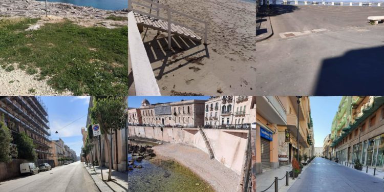 Siracusa resta a casa anche a Pasquetta: strade e spiagge deserte