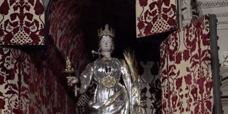 Patrocinio di Santa Lucia, celebrazioni ed esposizione del simulacro in streaming