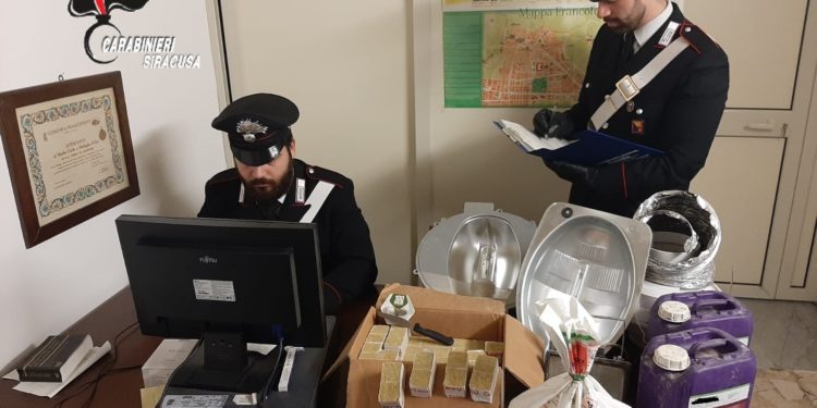 Francofonte. Allestisce una serra per la marijuana in garage, denunciato 23enne