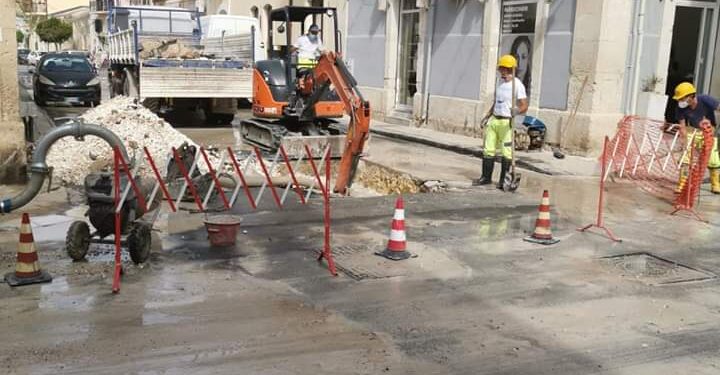 Siracusa. Guasto idrico tra via Trapani e via Pasubio: Siam ha concluso i lavori