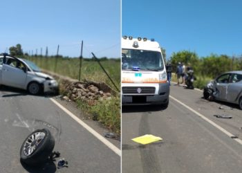 Primo incidente della “Fase 2” a Siracusa, scontro frontale tra due auto alla Fanusa