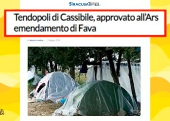 Striscia La Notizia a Siracusa, un servizio sulla Tendopoli di Cassibile