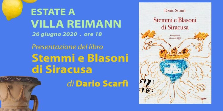 Siracusa. Estate a Villa Reimann, domani la presentazione del libro di Dario Scarfì