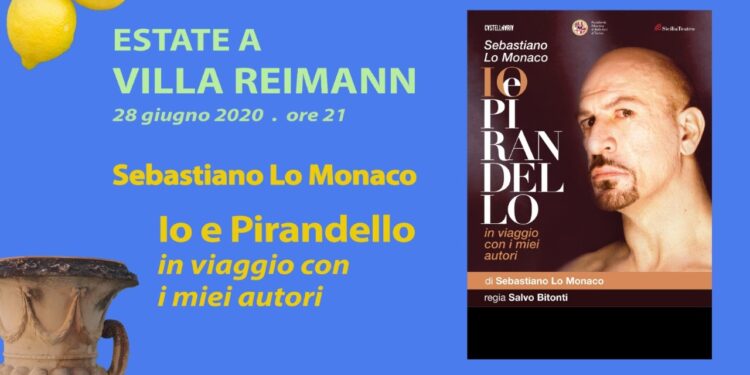 Estate a Villa Reimann, domani la performance teatrale di Sebastiano Lo Monaco