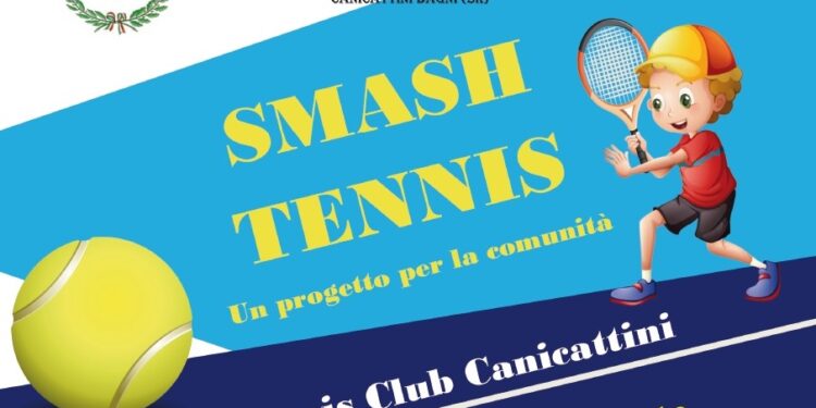 Canicattini Bagni. Al via domani al progetto “Smash Tennis” per ragazzi dai 6 ai 14 anni