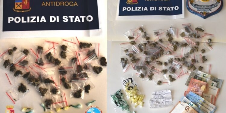 Siracusa. Controlli antidroga, la Polizia sequestra stupefacente arresta un giovane e ne denuncia due