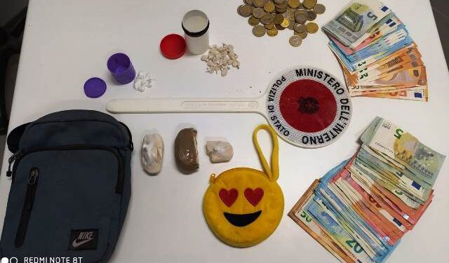 Controlli antidroga, la Polizia sequestra grosso quantitativo di stupefacenti e arresta uno spacciatore