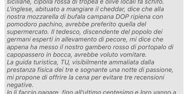 Marzamemi. Arcigay: “insulti omofobi del proprietario di un ristorante contro tre clienti”