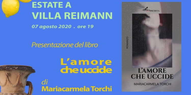 Estate a Villa Reimann, venerdì sarà presentato “L’amore che uccide”