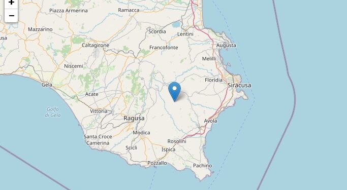 Terremoto all’alba a 8 chilometri da Palazzolo Acreide
