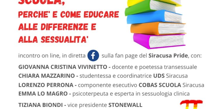 Siracusa Pride 2020. Stasera alle ore 21,45 il quarto appuntamento “online”