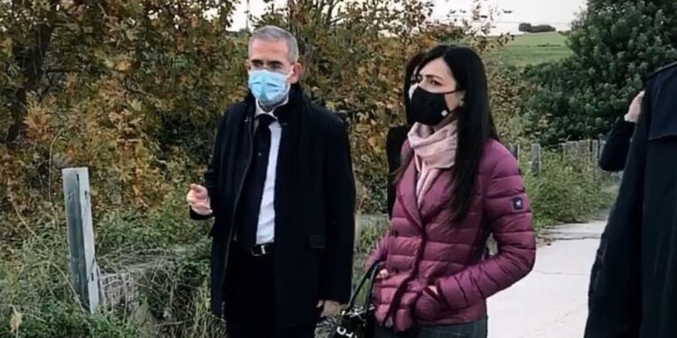 Villasmundo – Carlentini, oggi sopralluogo di Rossana Cannata e Marco Falcone sulla sp95