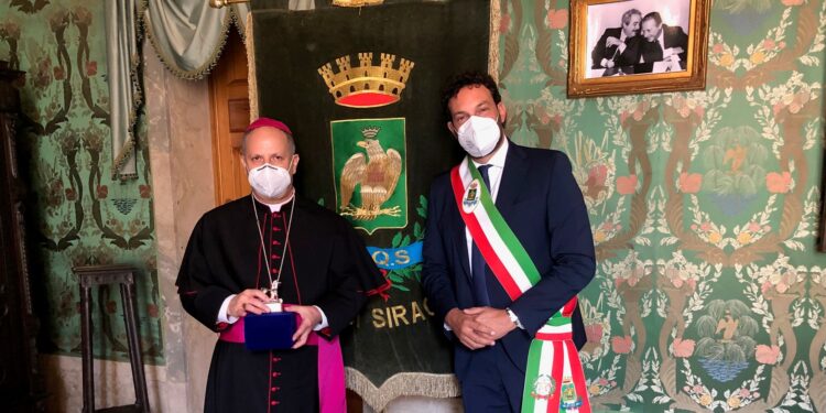 Siracusa. L’arcivescovo Lomanto a Palazzo Vermexio, ieri l’incontro con il Sindaco Italia