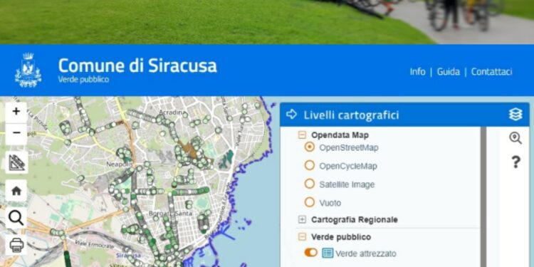 Siracusa. Nuova pagina Web del servizio per il verde pubblico
