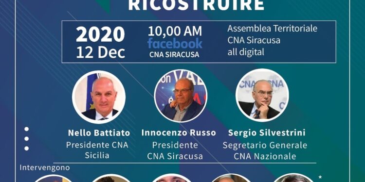 CNA Siracusa, domani al via la prima assemblea ufficiale “all digital”