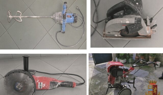 Noto. Controllo del territorio, la Polizia rinviene oggetti rubati