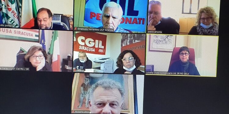 Nasce a Canicattini il primo tavolo di lavoro  ulle politiche sociali tra AOD “Valle dell’Anapo” e Cgil, Cisl, Uil