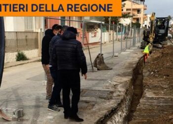 Lavori alla rete fognaria nel borgo marinaro di Marzamemi