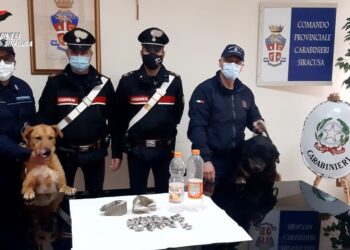 Servizio antidroga dei Carabinieri a Priolo e Floridia: 2 arresti