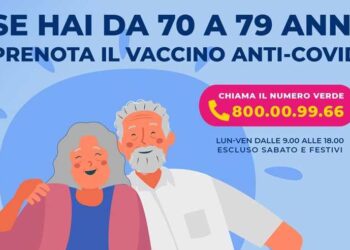 Covid-19. Vaccini, in Sicilia al via la prenotazione per i settantenni
