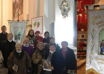 Canicattini Bagni. Il Centro Diurno Anziani dona stendardo in onore di San Giuseppe
