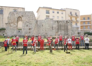 Nuova Acropoli, cura del verde al Tempio di Apollo a Siracusa
