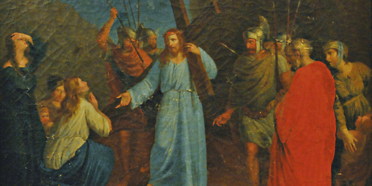 Palazzolo Acreide. Visita ai quadri della Via Crucis della Basilica di San Sebastiano