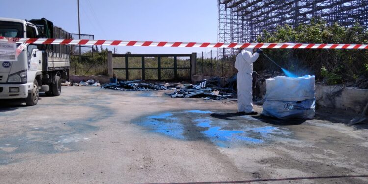 Siracusa. Igiene urbana, rimossi 9 quintali di amianto in un solo giorno