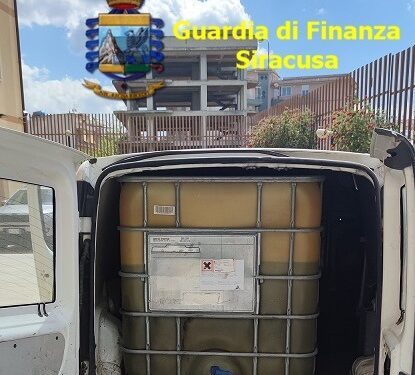 Lentini. Sequestrati 700 litri di gasolio agricolo, denunciata una persona