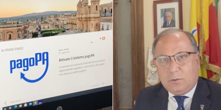 Il Comune di Noto ha attivato il servizio PagoPa