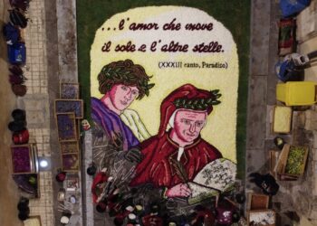 Noto. L’infiorata 2021 è dedicata a Dante Alighieri